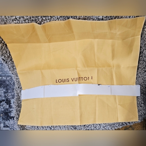 XL LOUIS VUITTON Empty Gift Dust Bag Cover Pouch Replacement Envelope Tote Purse - Picture 6 of 7